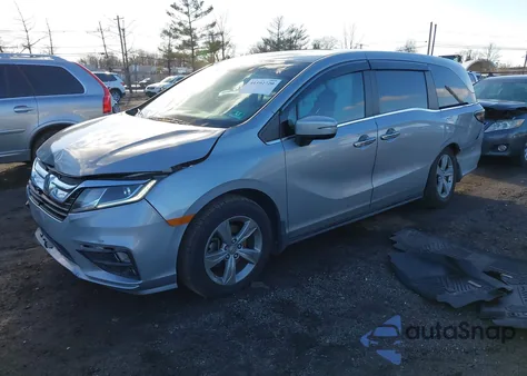2018 Honda Odyssey Ex-L z USA, uszkodzony, nr VIN 5FNRL6H7XJB045579